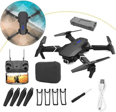 E88 Pro Drone with 4K HD Dual Camera/WiFi FPV, Foldable RC Quadcopter, Auto Hover, Altitude Hold, Headless Mode, App Control,