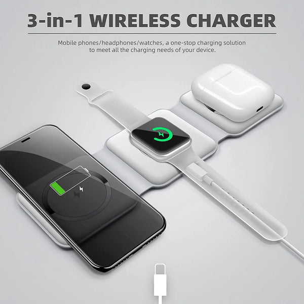 3-in-1 Wireless Charging Pad zambeel